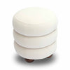 Stefanie Cream Velvet Ottoman Model: TOV-OC69062