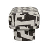 Lena Black and White Jacquard Bench Model: TOV-OC69131