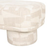 Lena Cream Jacquard Bench Model: TOV-OC69132