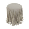 Shag Me Grey Performance Vegan Leather Ottoman Model: TOV-OC69192