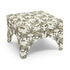 Raji Taupe Leopard Jacquard Ottoman Model: TOV-OC69199