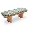 Ollie Olive Green Leopard Jacquard Bench Model: TOV-OC69224