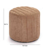 Pouch Rust Chenille Ottoman Model: TOV-OC69235