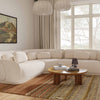 Oani Walnut and Glass Round Coffee Table Model: TOV-OC69238