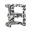Ada Chair in Black Brushstroke Pattern Model: TOV-S44182