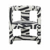 Ada Chair in Black Brushstroke Pattern Model: TOV-S44182