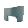Marla Sea Blue Velvet Accent Chair Model: TOV-S44184