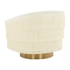 Flapper Cream Swivel Chair Model: TOV-S44194