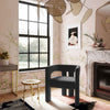 Sloane Black Velvet Chair Model: TOV-S44197