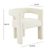 Sloane Cream Velvet Chair Model: TOV-S44198