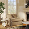 Rachelle Tan Boucle Lounge Chair Model: TOV-S54355