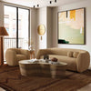 Judy Honey Boucle Swivel Chair Model: TOV-S54363