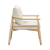 Dixie Cream Performance Corduroy Accent Chair Model: TOV-S54425
