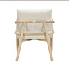 Dixie Cream Chenille Velvet Accent Chair Model: TOV-S54426