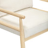 Dixie Cream Chenille Velvet Accent Chair Model: TOV-S54426