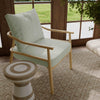 Dixie Mint Green Chenille Velvet Accent Chair Model: TOV-S54427