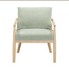 Dixie Mint Green Chenille Velvet Accent Chair Model: TOV-S54427
