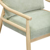Dixie Mint Green Chenille Velvet Accent Chair Model: TOV-S54427