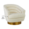 Canyon Cream Velvet Swivel Chair Model: TOV-S6403