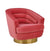 Canyon Hot Pink Velvet Swivel Chair Model: TOV-S6405