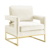 Avery Cream Velvet Chair Model: TOV-S68199