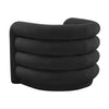 Curves Black Velvet Lounge Chair Model: TOV-S68209