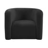 Curves Black Velvet Lounge Chair Model: TOV-S68209