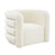 Curves Cream Velvet Lounge Chair Model: TOV-S68233