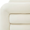 Curves Cream Velvet Lounge Chair Model: TOV-S68233