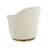 Skyla Cream Boucle Swivel Chair Model: TOV-S68263