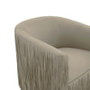 Shag Me Grey Performance Vegan Leather Swivel Chair Model: TOV-S68328