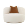 Fickle Cream Boucle Swivel Chair Model: TOV-S68671