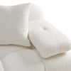 Calliope Cream Vegan Shearling Modular Corner Chair Model: TOV-S68919