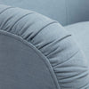 Pamela Faded Blue Upcycled Fabric Tassel Lounge Chair Model: TOV-S68983