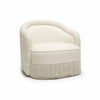 Pamela Cream Boucle Tassel Lounge Chair Model: TOV-S68984