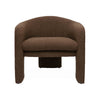 Marla Chocolate Brown Boucle Accent Chair Model: TOV-S68997