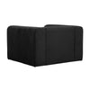 Tarra Fluffy Oversized Black Corduroy Armchair Model: TOV-S69011