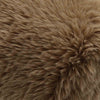 Carmel Dark Taupe Vegan Shearling Accent Chair Model: TOV-S69031