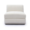 Perry Cream Chenille Modular Armless Chair Model: TOV-S69216