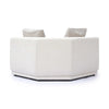 Perry Cream Chenille Modular Wedge Corner Chair Model: TOV-S69217