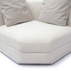 Perry Cream Chenille Modular Wedge Corner Chair Model: TOV-S69217