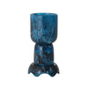 Platform Blue Swirl Resin Kiddush Cup Model: TOV-T18618