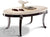 A&X Bellagio Luxurious Transitional Marble Dining Table