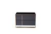Nova Domus Cartier Modern Black & Rosegold Bedroom Set