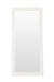 A&X Regal - Modern White Crocodile Floor Mirror