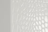 A&X Regal - Modern White Crocodile Floor Mirror
