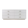 A&X Victoria - Modern White Crocodile Dresser