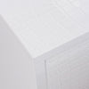 A&X Victoria - Modern White Crocodile Dresser