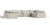 Divani Casa Garman Modern Light Grey Modular Sectional Sofa 8 Piece Sectional Model VGKKKF2651-MOD-GRY-SECT-8-Piece Sectional