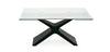 Modrest Adler - Modern Black Glass Extendable 63"/94.5" Dining Table